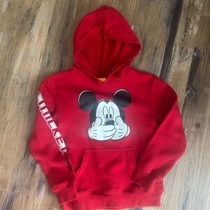 Disney Red Hoodie with Mickey Mouse Graphic